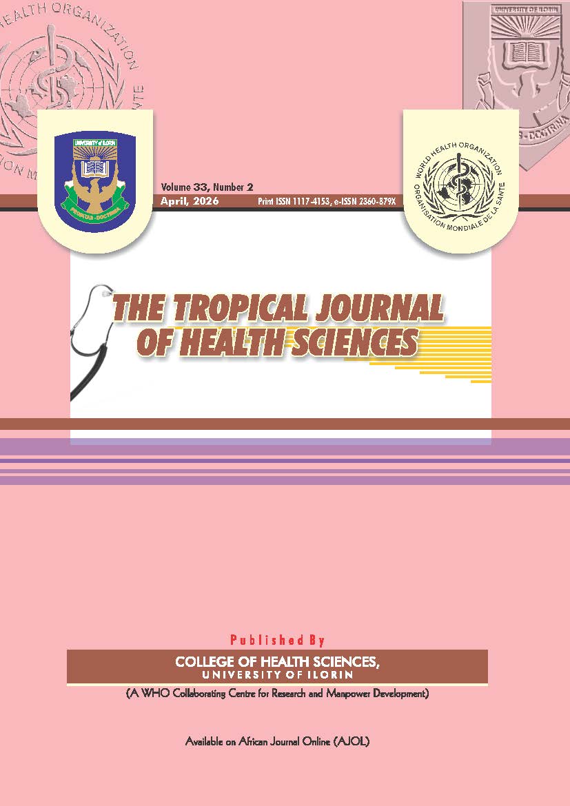 					View Vol. 33 No. 2 (2026): The Tropical Journal of Health Sciences
				